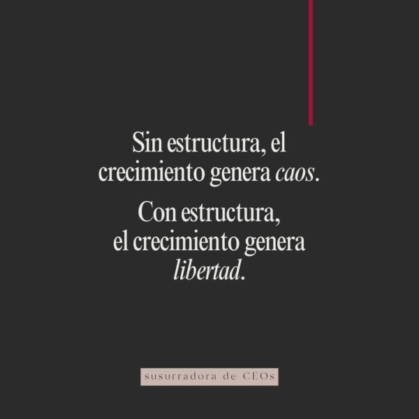 De emprendedora a CEO, El cambio estructural que transforma tu negocio